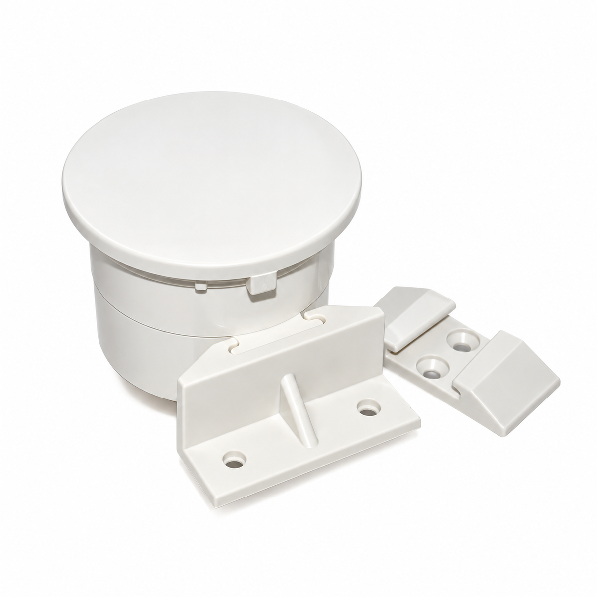 Dental vacuum canister with locking lid compatible with DCI 5860