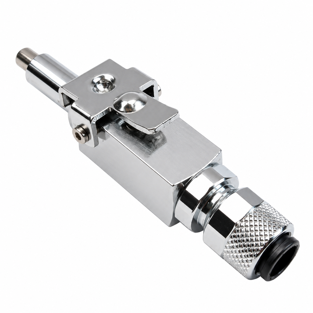 1/4" Poly Q.D. w/ Shut-off, Male 1/4"