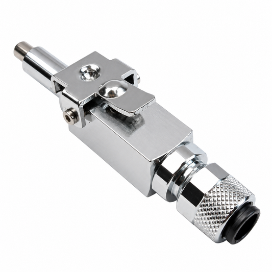 1/4" Poly Q.D. w/ Shut-off, Male 1/4"