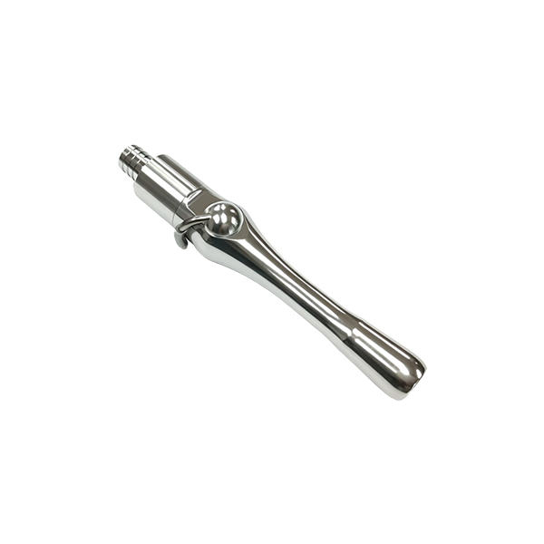 Autoclavable extended dental vacuum valve with quick disconnect compatible with DCI 5070