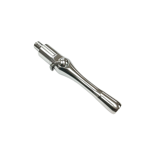 Autoclavable extended dental vacuum valve with quick disconnect compatible with DCI 5070