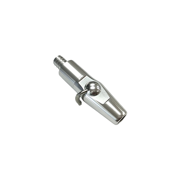 Autoclavable short dental vacuum valve with quick disconnect compatible with DCI 5080