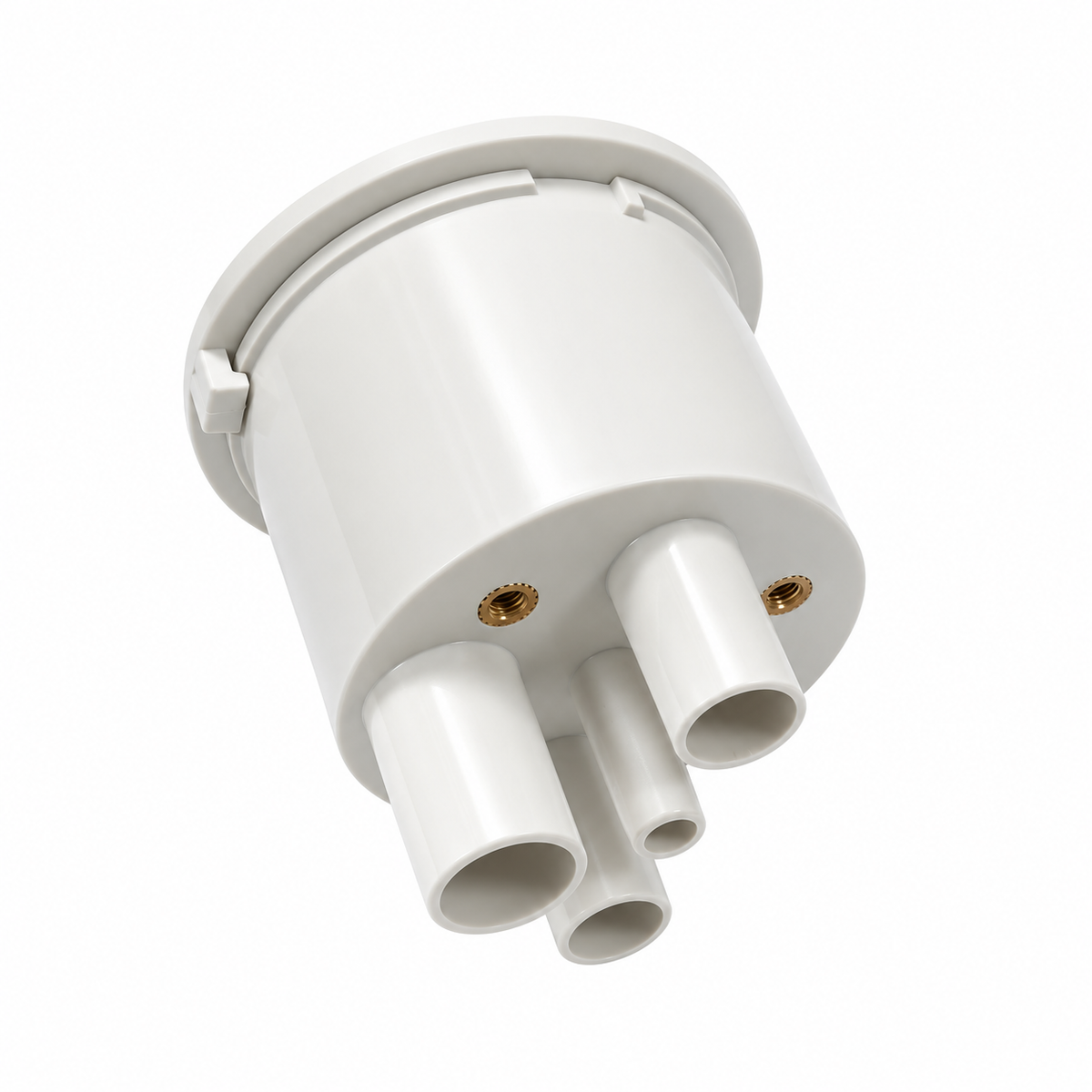 Dental vacuum canister with bottom port compatible with DCI 5873