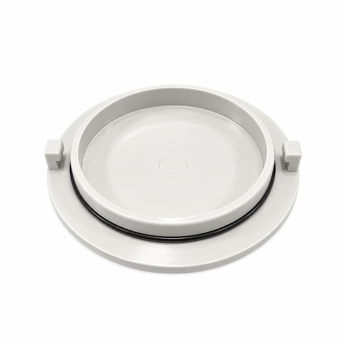 Dental vacuum canister cap with O-ring compatible with DCI 5888