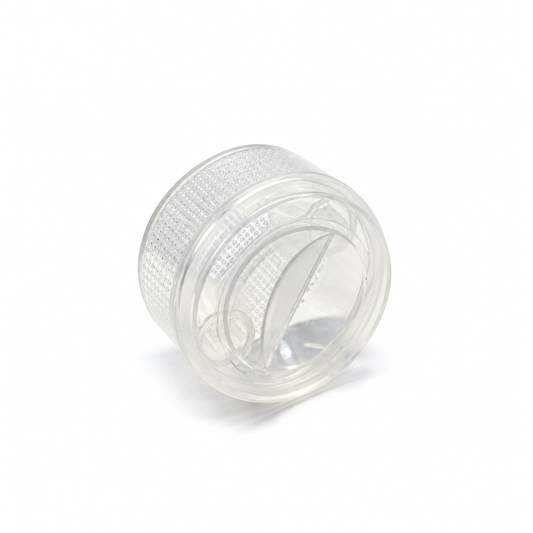 Disposable dental solids collector screens in 1-7/8 and 2-1/8 inch sizes