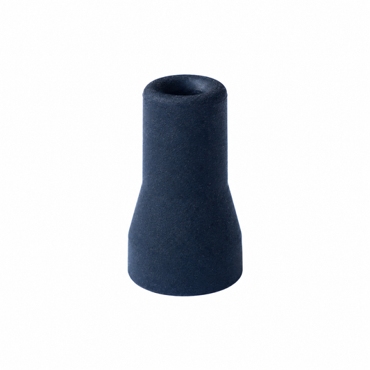 Black autoclavable push-on saliva ejector tip compatible with DCI 5750